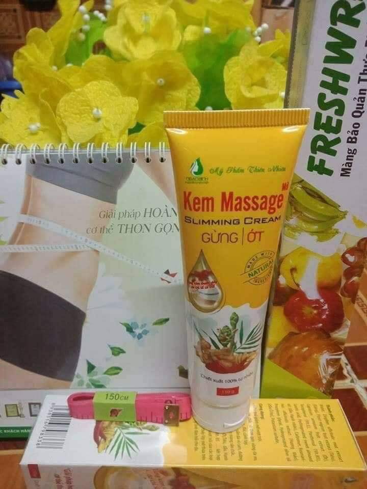KEM MASSAGE TAN MỠ GỪNG  150g