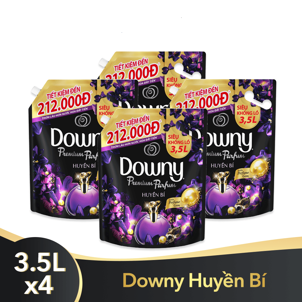 [HCM] Nước xả vải Downy  3L  Xanh/Đỏ/Đen/Trắng