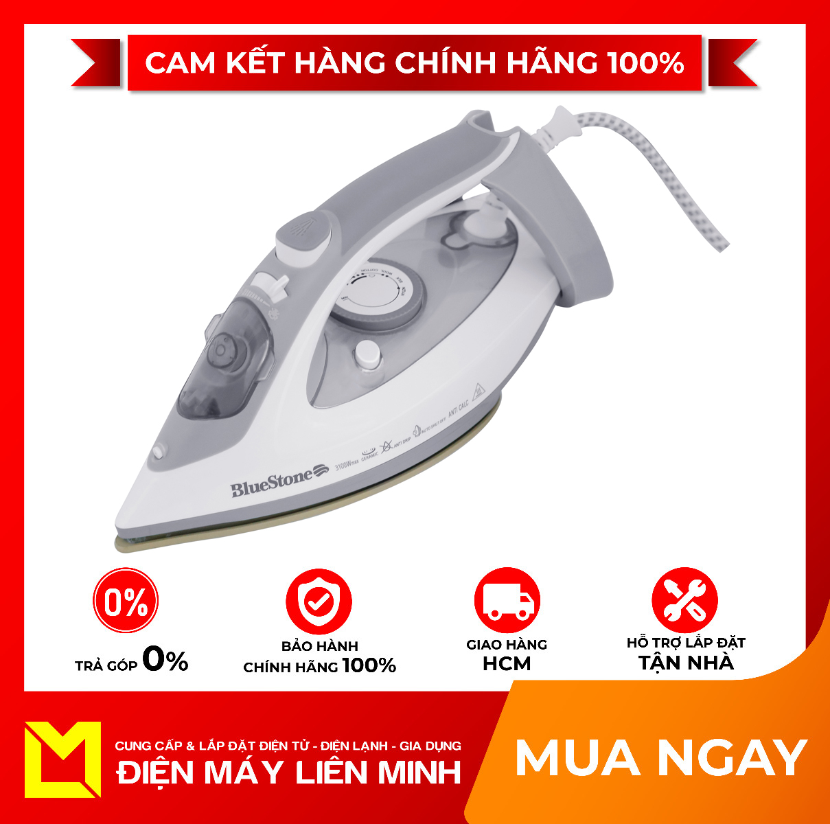 Bàn Ủi Hơi Nước BlueStone SIB-3836