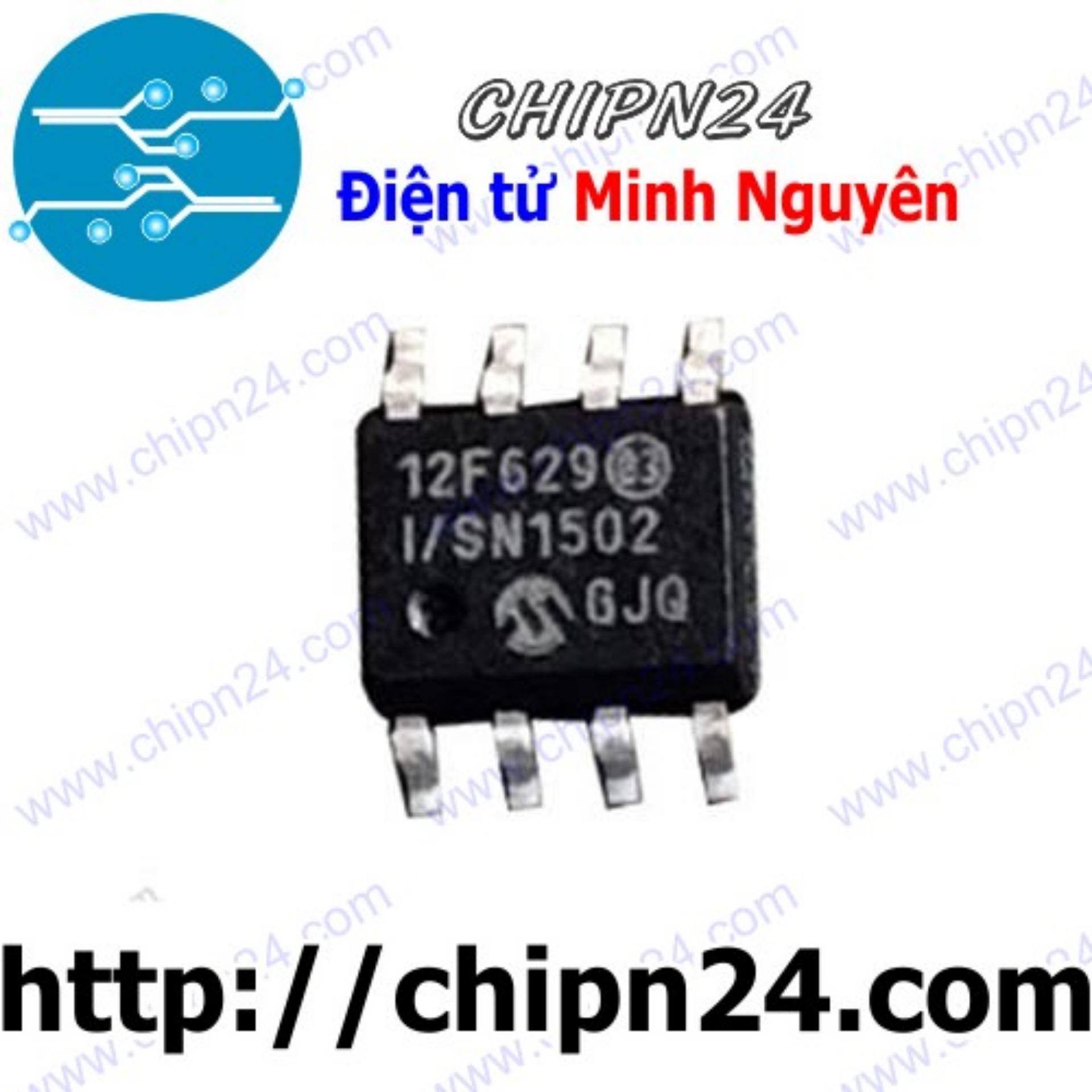 [1 con] (SOP) IC Dán PIC12F629-I/SN SOP-8 (SMD) (PIC 12F629-I/SN PIC12F629)