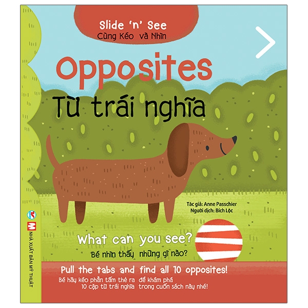Fahasa - cùng kéo và nhìn: opposites - từ trái nghĩa