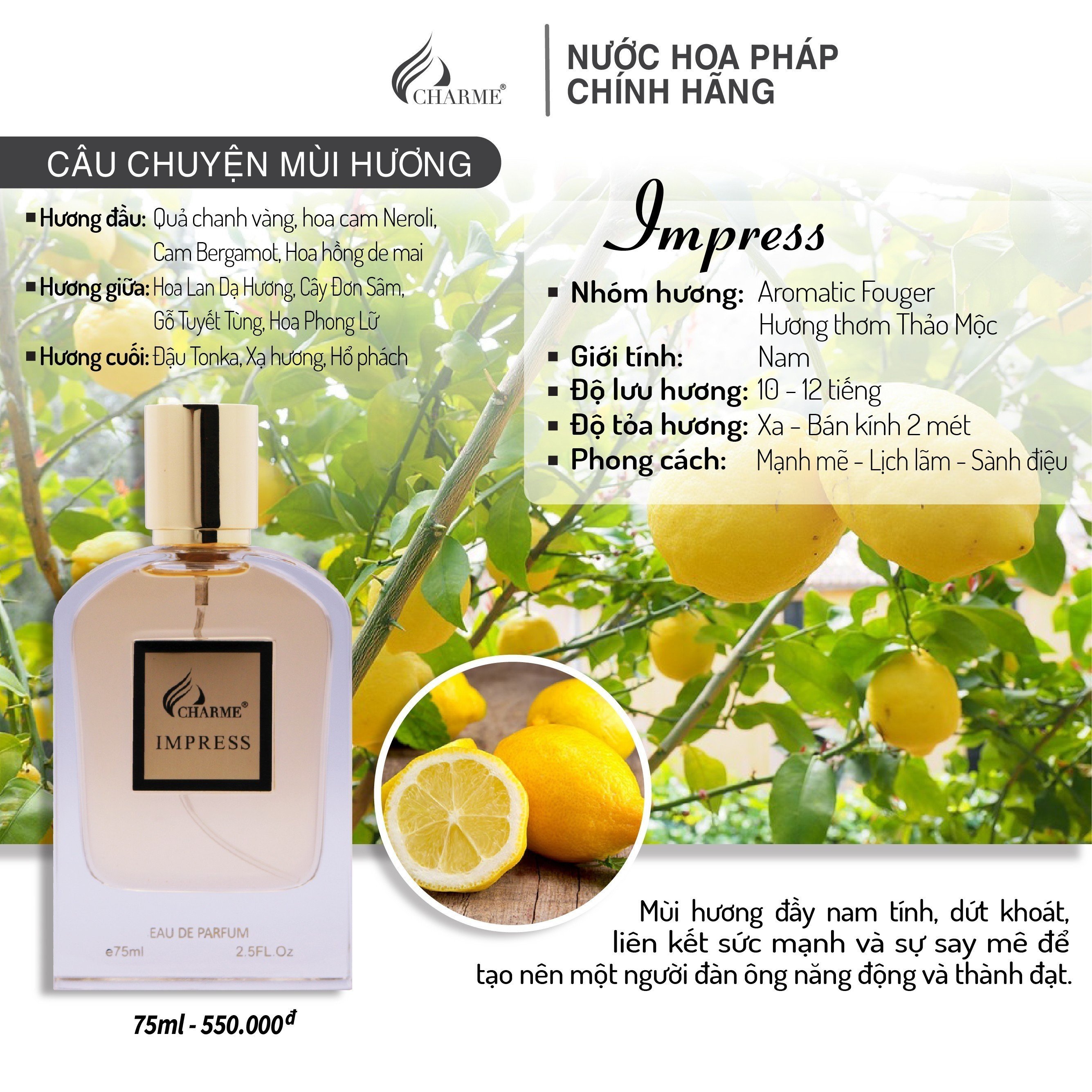 NƯỚC HOA IMPRESS 100ml