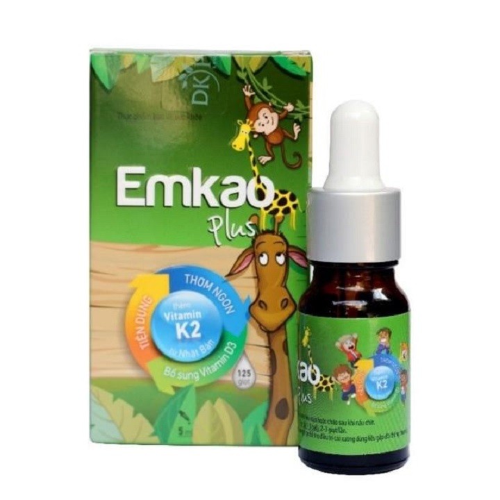 EMKAO PLUS -VITAMIN D3+K2-Phát Triền Chiều Cao  - EK2