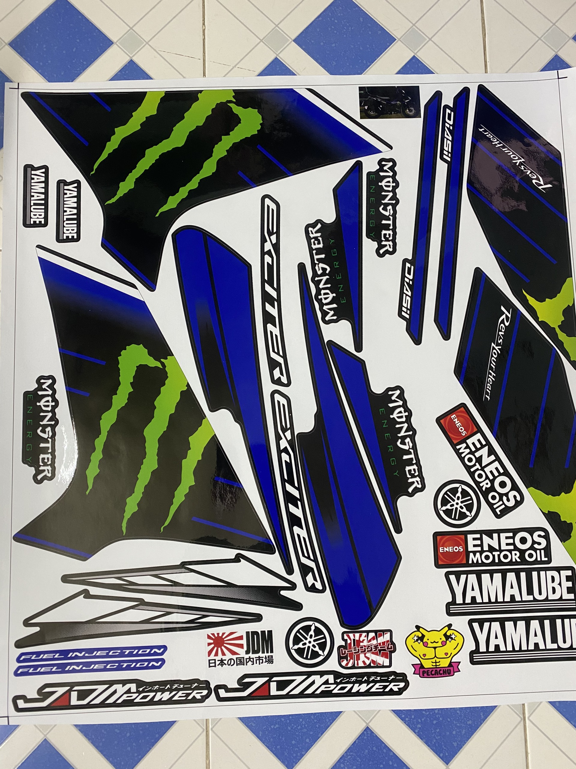 TEM RỜI EXCITER 150 MONSTER 2019