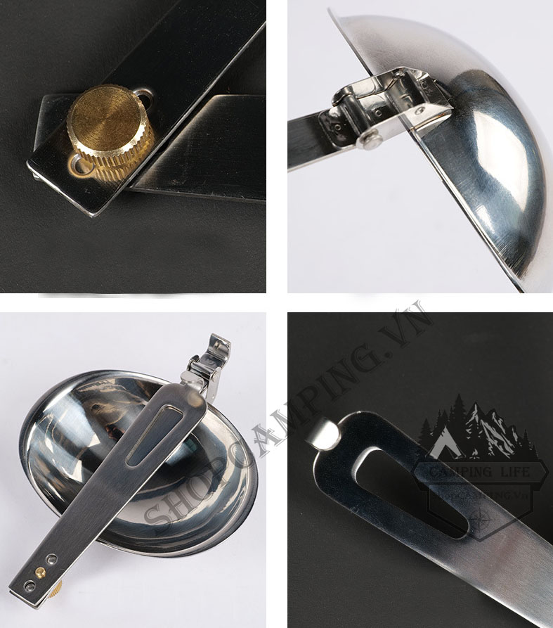 Thìa múc canh inox 304 gấp gọn