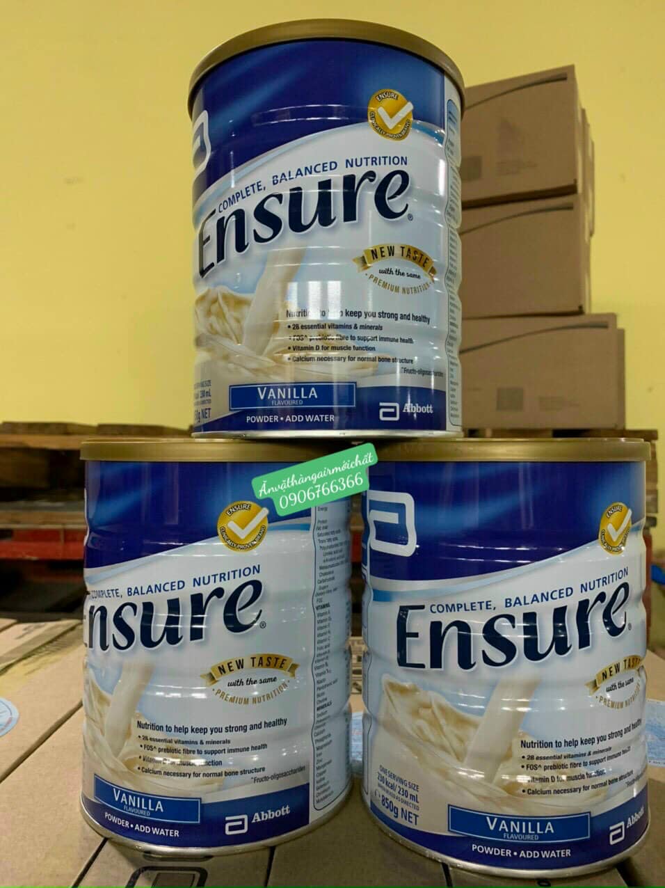 [DATE ĐẸP 04/2026]SỮA BỘT ENSURE ÚC - HỘP 850 Gram