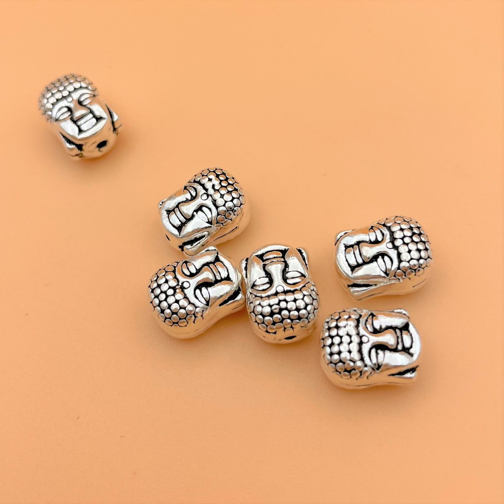 Charm bạc nối hình đầu phật - charm bạc 925 - mã cb085