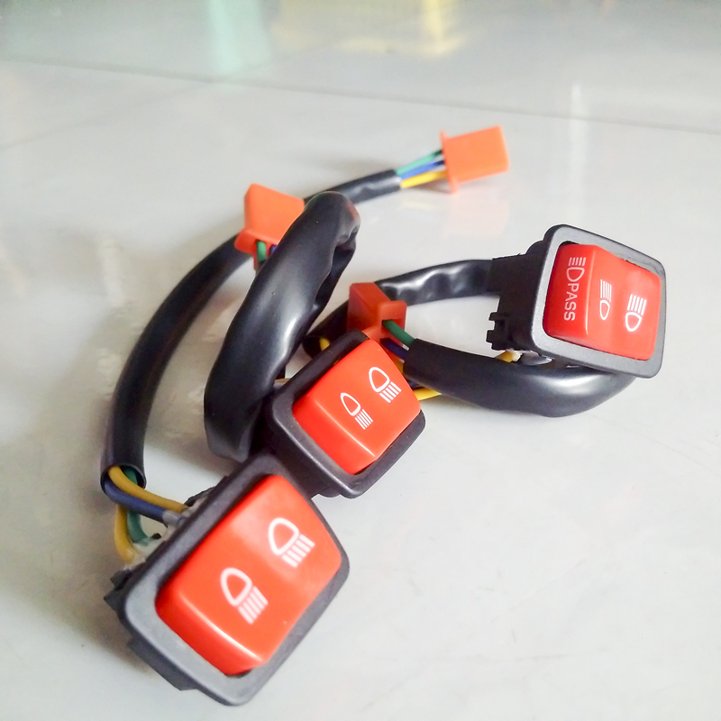 Công tắc Passing Đá Pha Cos cho xe YAMAHA (màu đỏ)