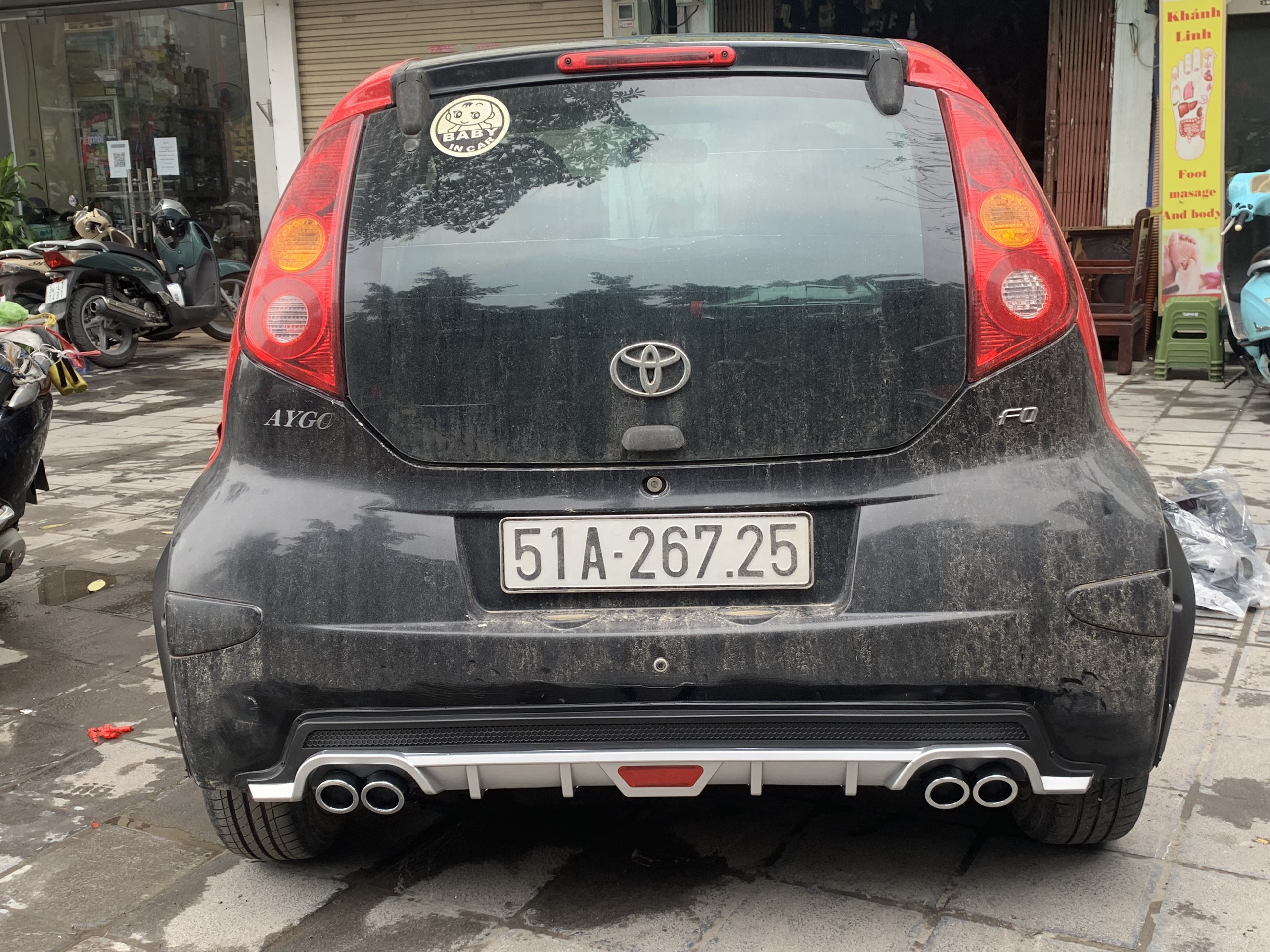 Lippo, cản sau Toyota Aygo