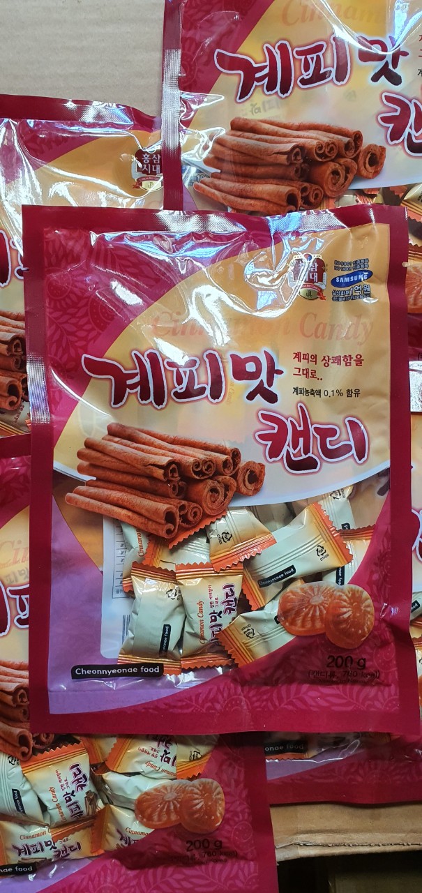 Kẹo quế cứng hàn quốc 200g