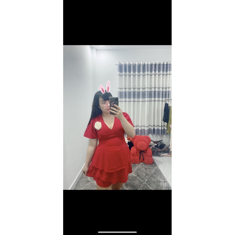 [HCM]Set Peplum Hoa #Bigsize 60=>90