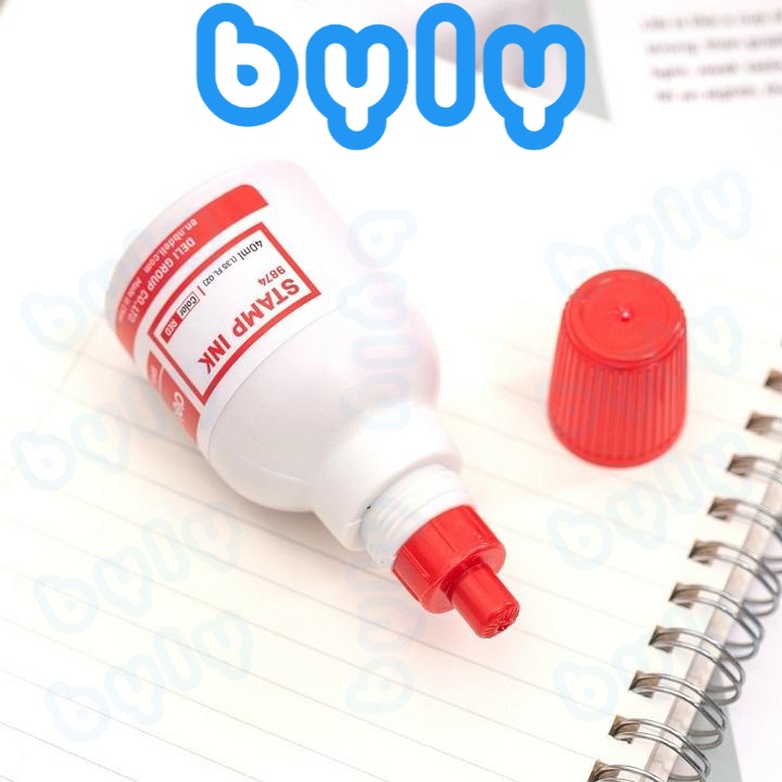 Mực con dấu 40ml Deli 9874 - ByLy Store Ship hoả tốc