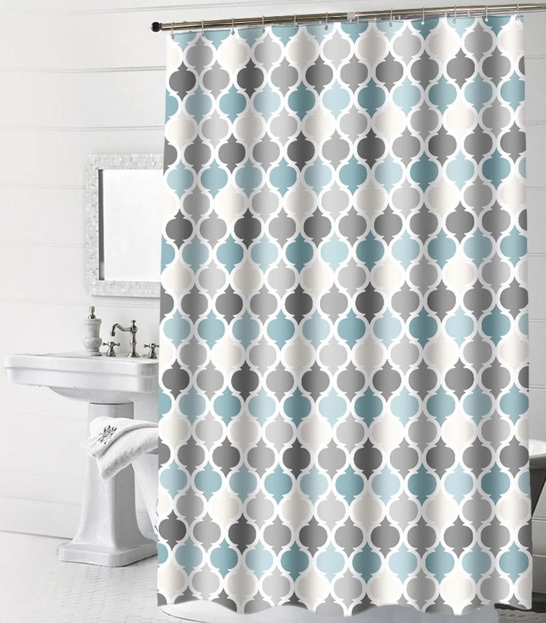 Rèm Nhà Tắm (1m5 x 2m), Không Thấm Nước Vải Polyester
