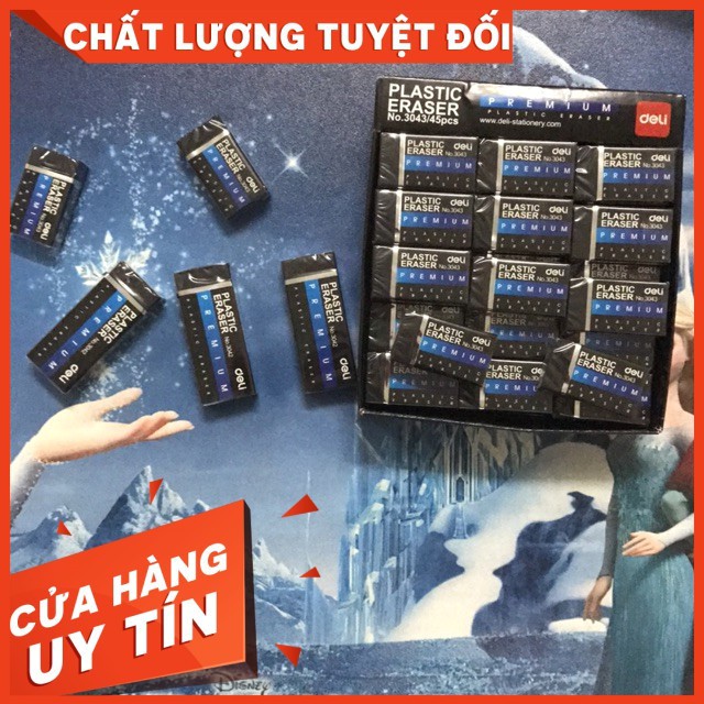 Gôm tẩy đen deli 3043/3042 - chính hãng
