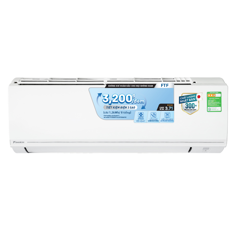 [MIỄN PHÍ LẮP ĐẶT 1TR3] - Máy lạnh/Điều hòa Daikin 1 chiều FTF35XAV1V 1.5HP (12000BTU)