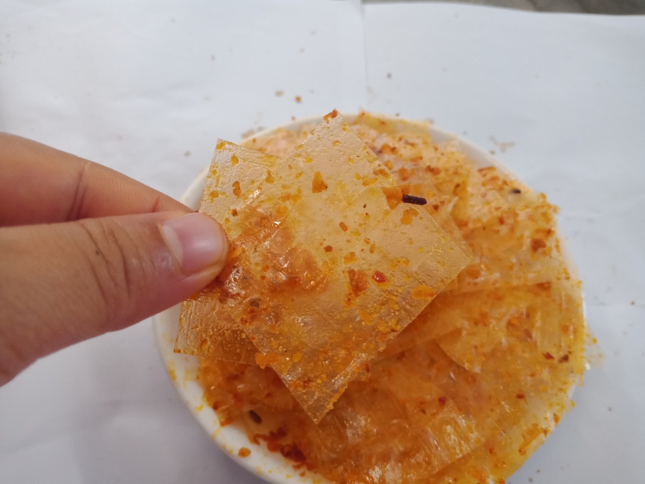 500G Bánh Tráng Trộn Sa Tế Khô Bò