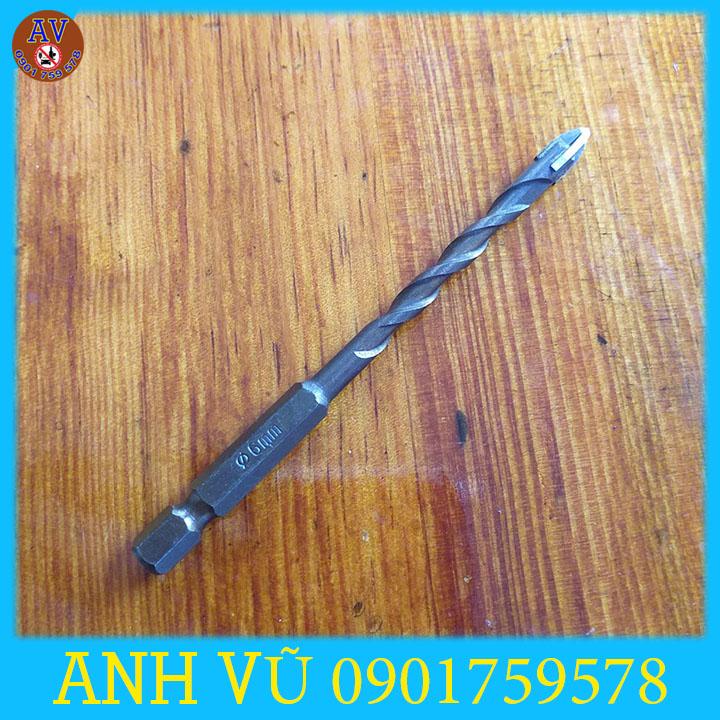 Mũi khoan ĐA NĂNG chuôi lục giác phi 6