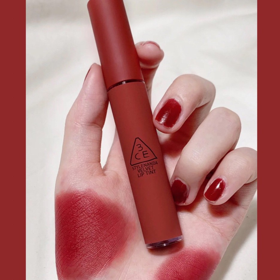 Son kem lì 3CE mềm môi tôn da Velvet Lip Tint BITTER HOUR 3CE006