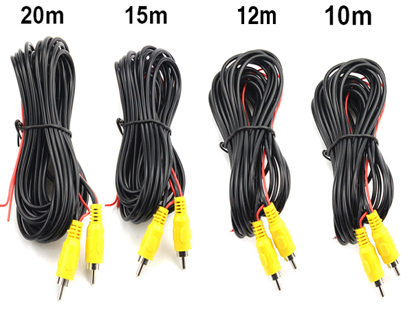 Dây cáp tín hiệu cho Camera lùi cho xe tải Rắc cắm AV(10m)