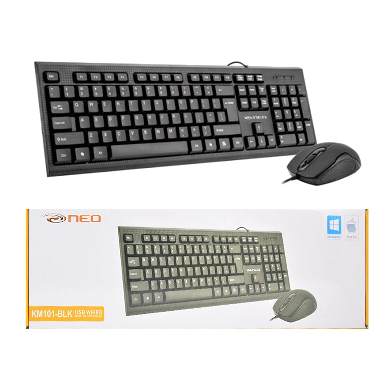[HCM]Bộ Bàn Phím Chuột Có Dây Neo