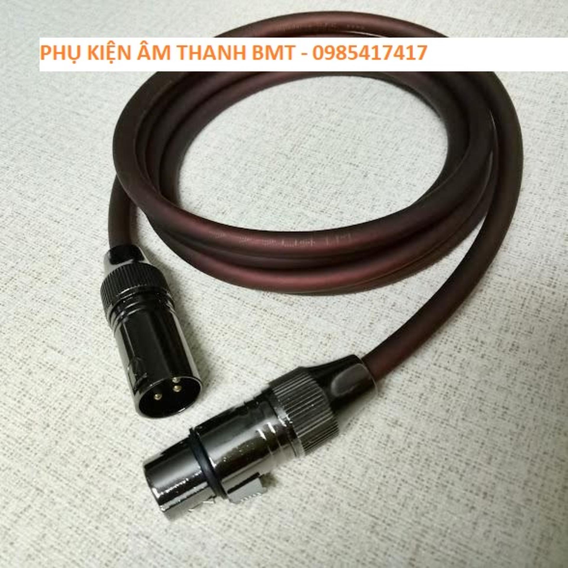 Dây micro Jack canon XLR đực ra XLR cái 5m
