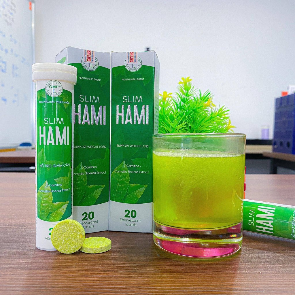Viên sủi giảm cân Slim hami Giảm Cân Cấp Tốc nhanh an toàn