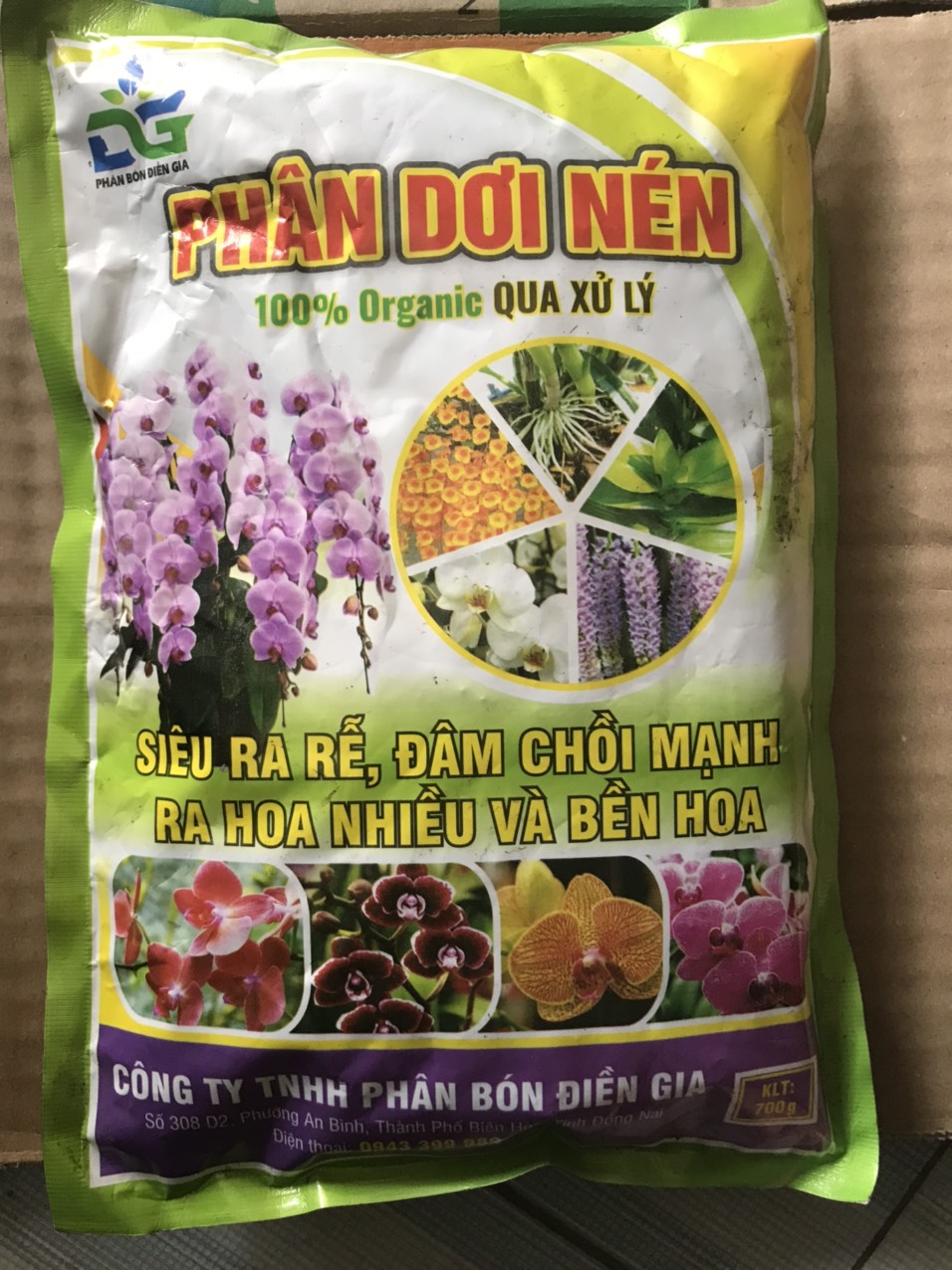PHÂN DƠI NÉN ĐÃ QUA XỬ LÝ Gói 700gam