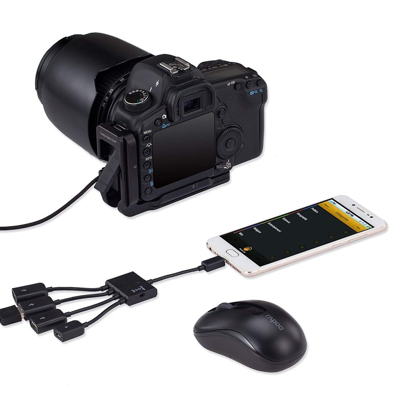 Micro USB Otg 4-Head Otg Cable - 4-Head Otg