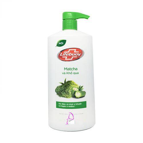 Sữa tắm detox Lifebuoy - Matcha & Khổ qua 850g Lá