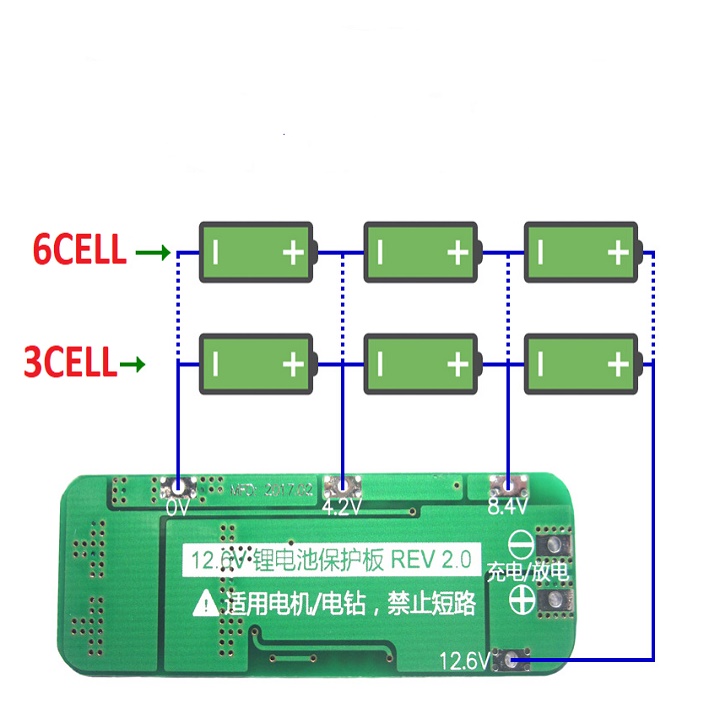 MẠCH SẠC VÀ BẢO VỆ PIN 3S 20A