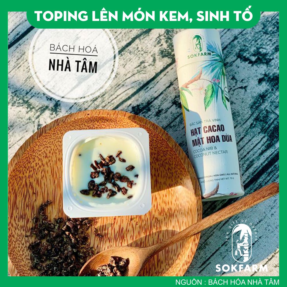 [HCM]Hạt Ca Cao Mật Hoa Dừa
