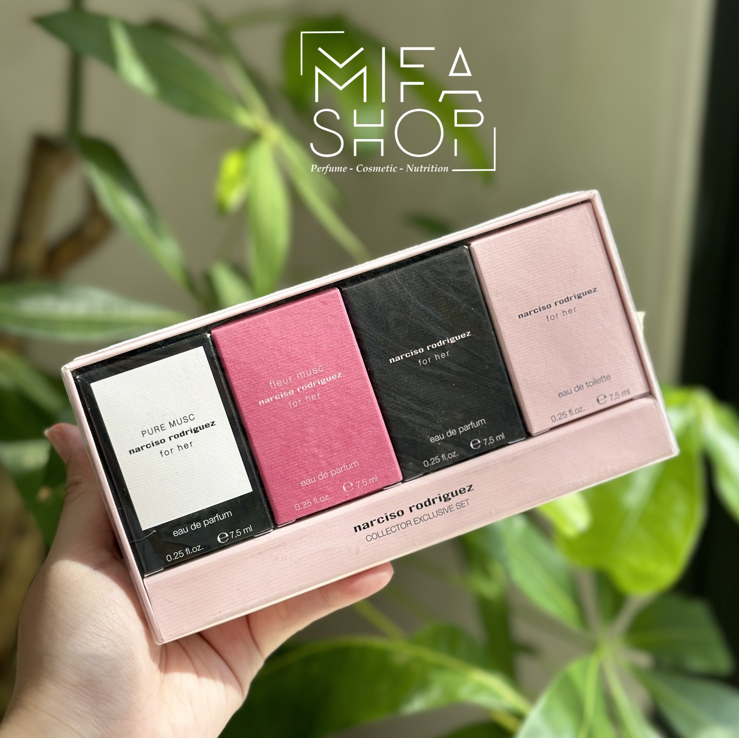 Bộ Nước Hoa Narciso Rodriguez For Her Mini 7.5ml x 4