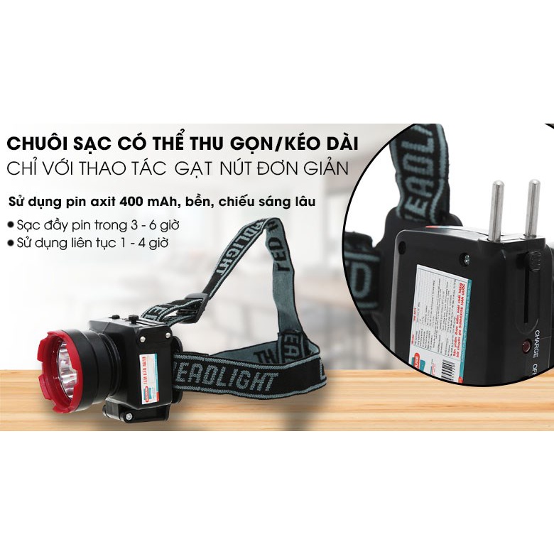 Đèn Pin Đội Đầu Sunhouse Cỡ Nhỏ She 5012