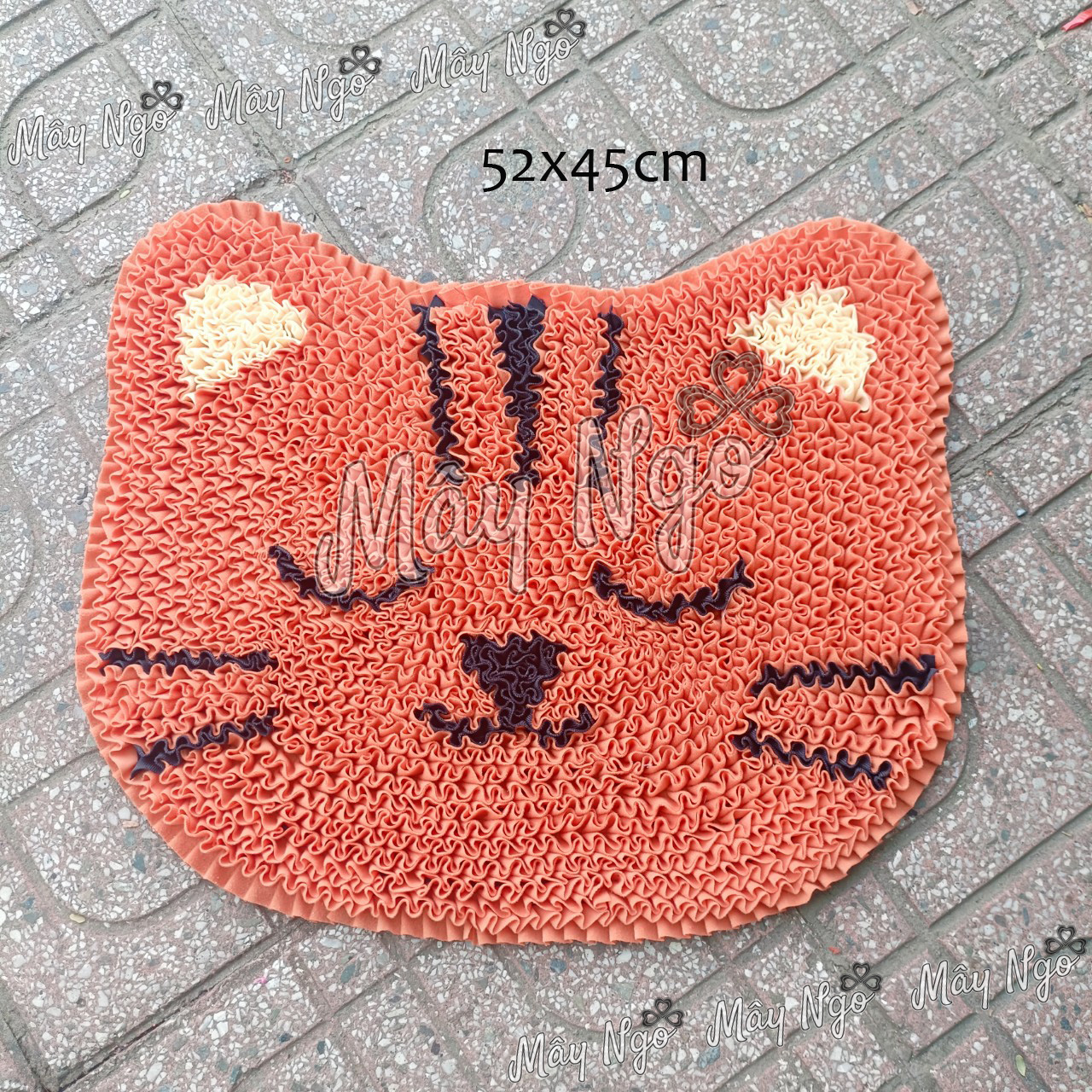 Thảm lau chân hình mèo, thảm trang trí hình thú