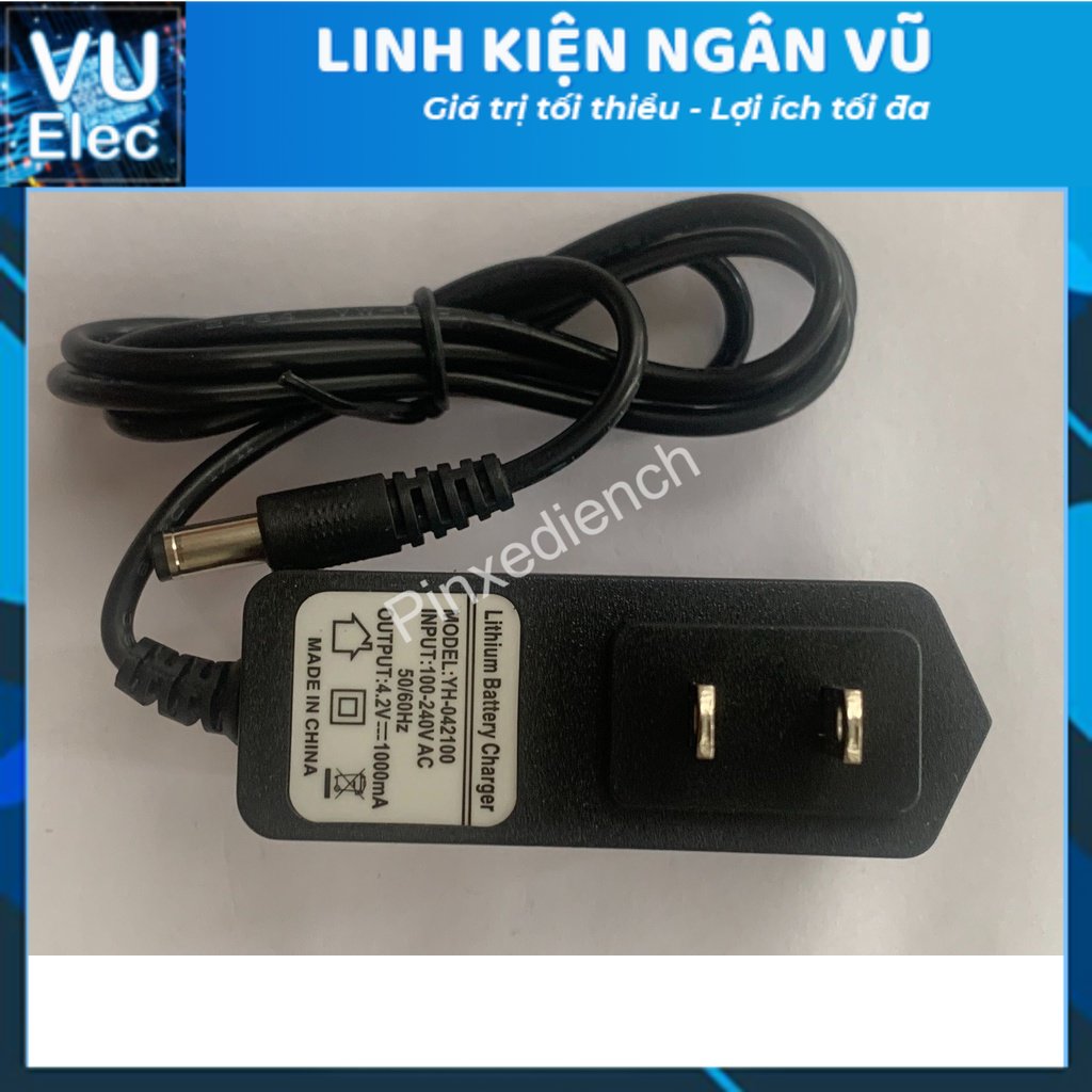 Sạc Pin 1S 2S 3S 4S 5S 2A , chuyên sạc pin Li-ion 18V, có đèn báo đầy