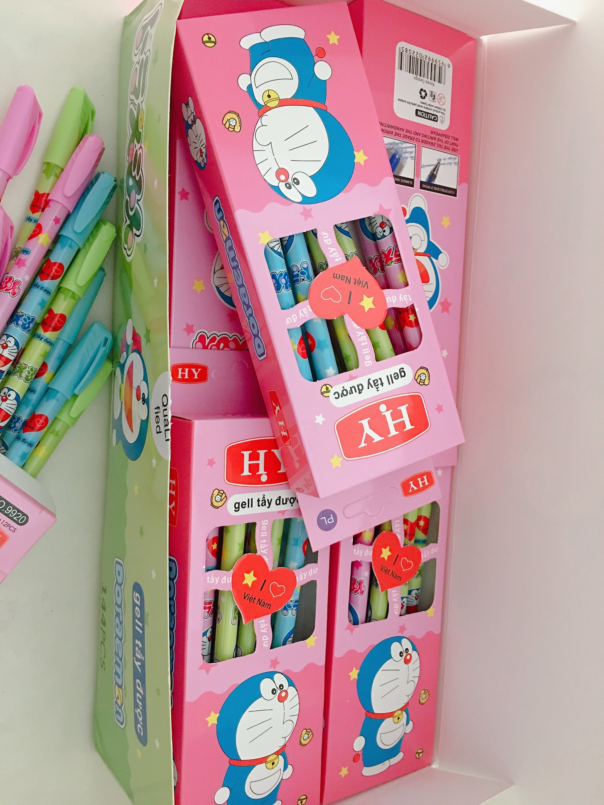 🌸12 cây bút gel xóa được mực tím🌸