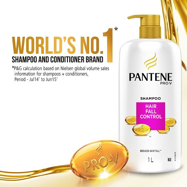 [HÀNG CHÍNH HÃNG] CẶP XẢ,  GỘI PANTENE HAIR FALL CONTROL – THÁI LAN