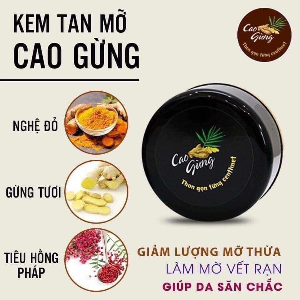[HCM]Cao Gừng CÁT TƯỜNG tan mỡ Bụng