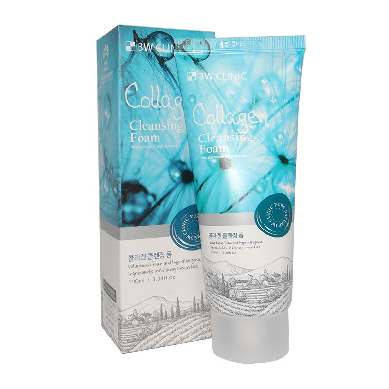 [HCM]Sữa rửa mặt 3W Clinic Collagen 100ml