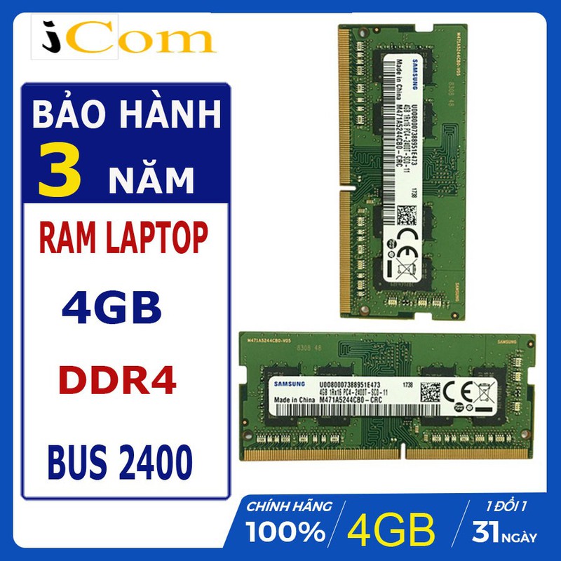 RAM DDR4 4GB Bus 2400 LAPTOP