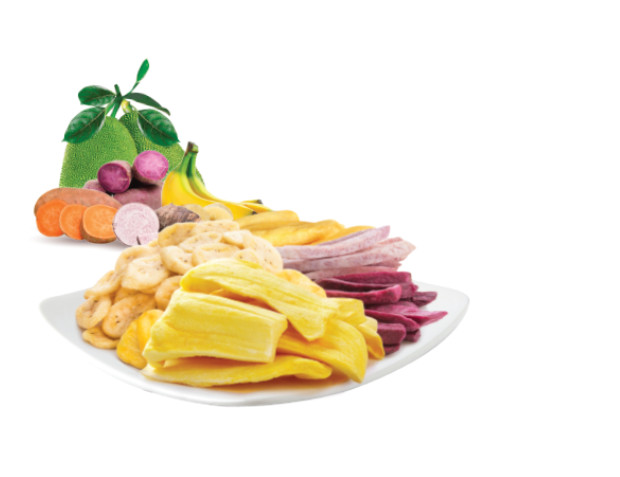 Trái cây thập cẩm sấy 100 gram  - Green Chips
