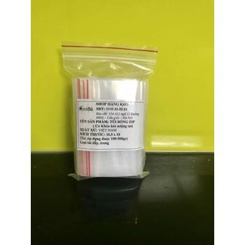 100gr Túi zip bấm miệng túi các kích thước