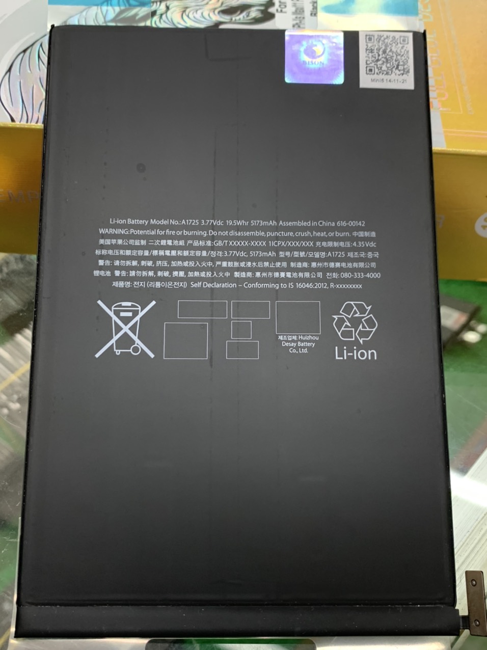 Pin Bison máy iPads đủ mã