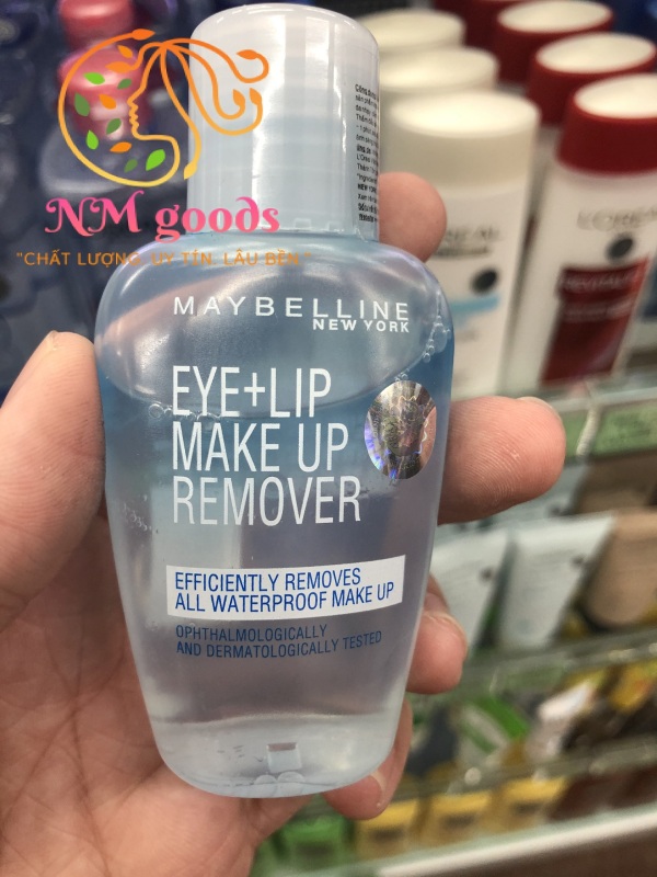 Nước Tẩy Trang Mắt Môi Maybelline - Lip & Eyes Make Up Remover 40ml cao cấp