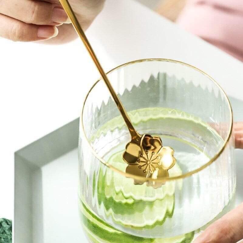 Sét 8 thìa muỗng vân hoa sang trọng
