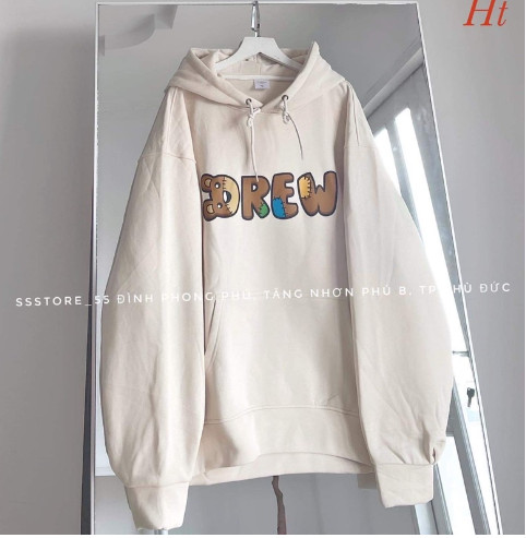 Áo hoodie nỉ gấu DREW HT11