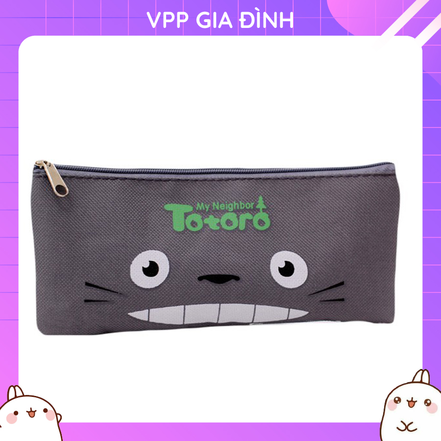 Bóp Bút Viết Vải In Hình Totoro