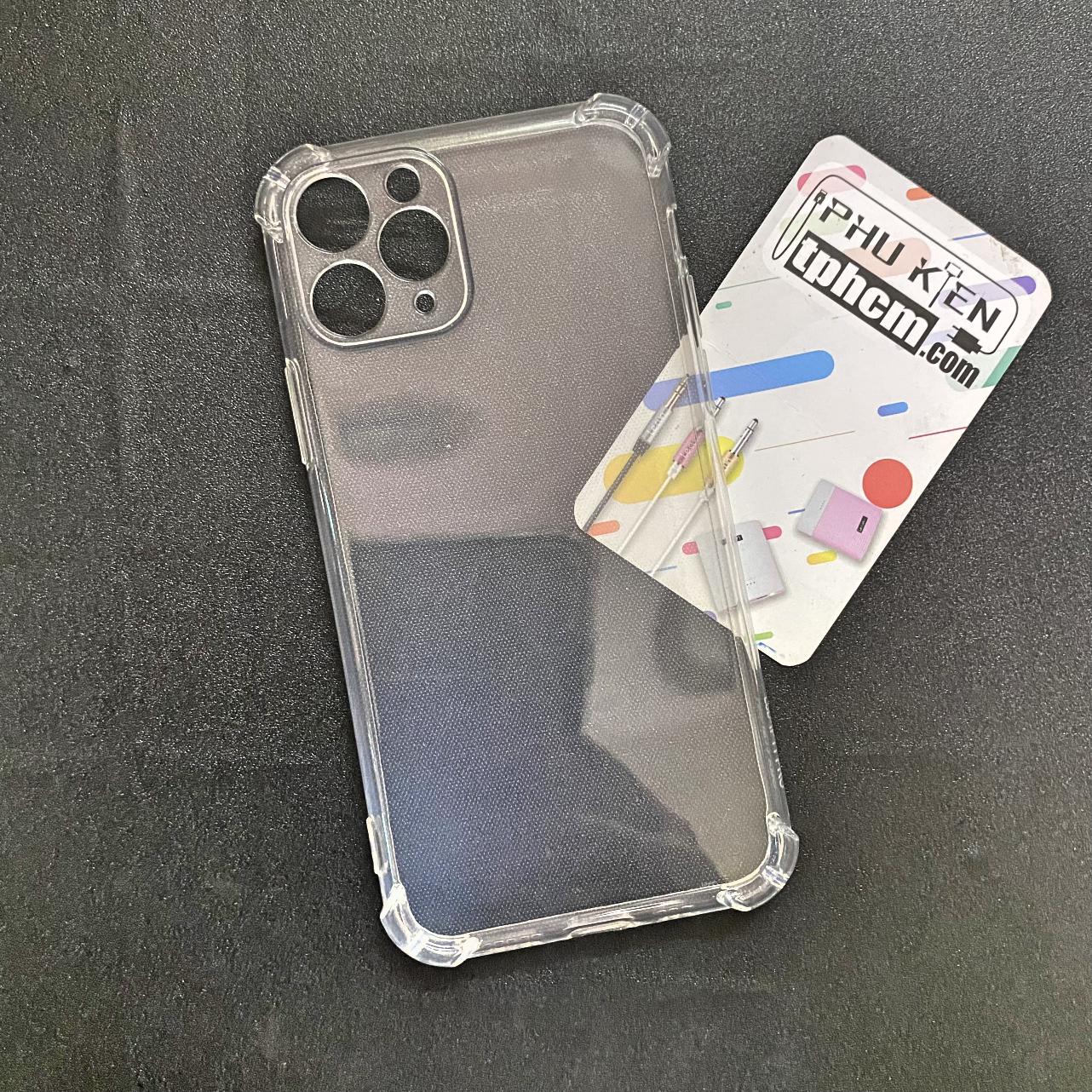 Ốp lưng iPhone 11 Pro dẻo Trong suốt Chống sốc