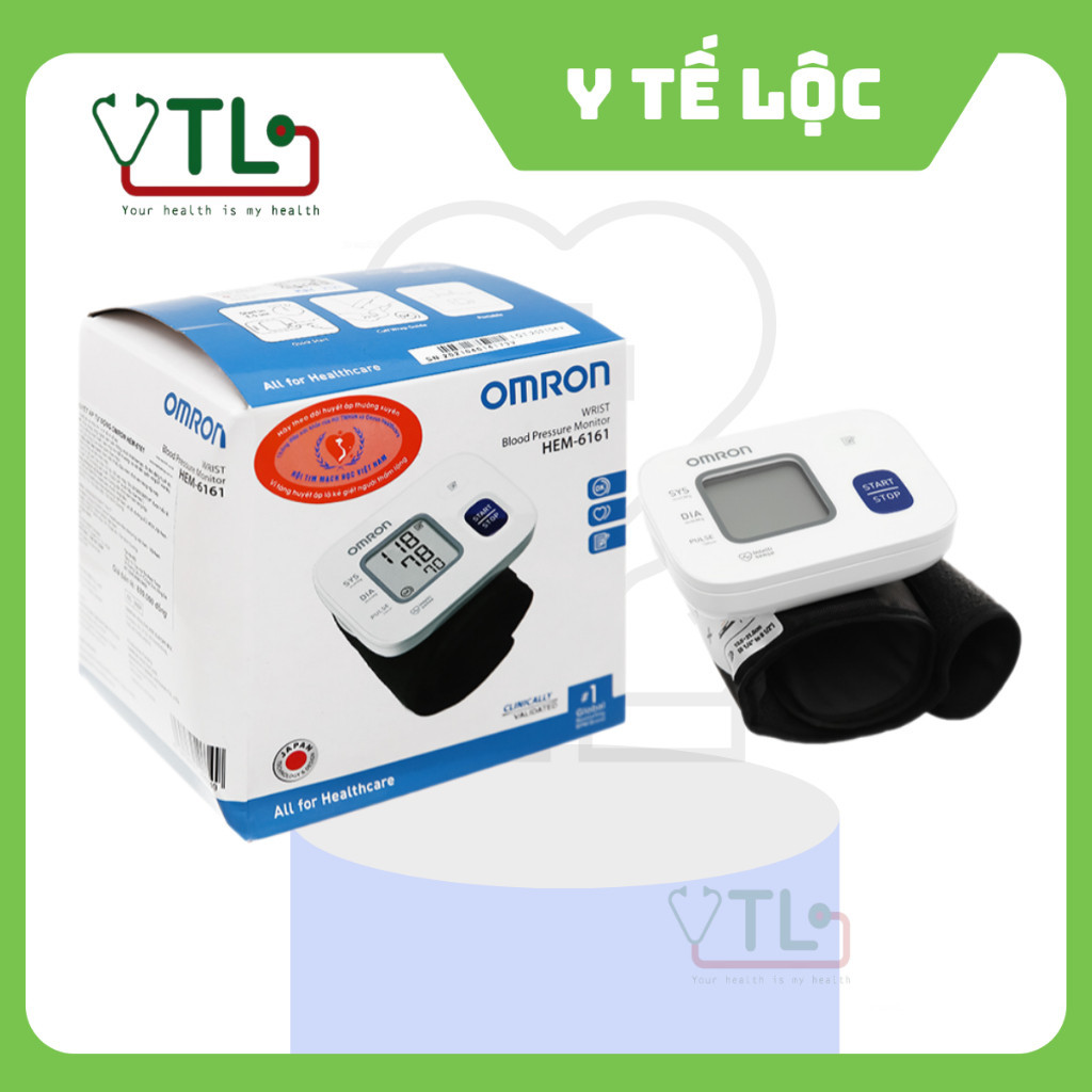Máy đo huyết áp cổ tay OMRON HEM 6161 Mới