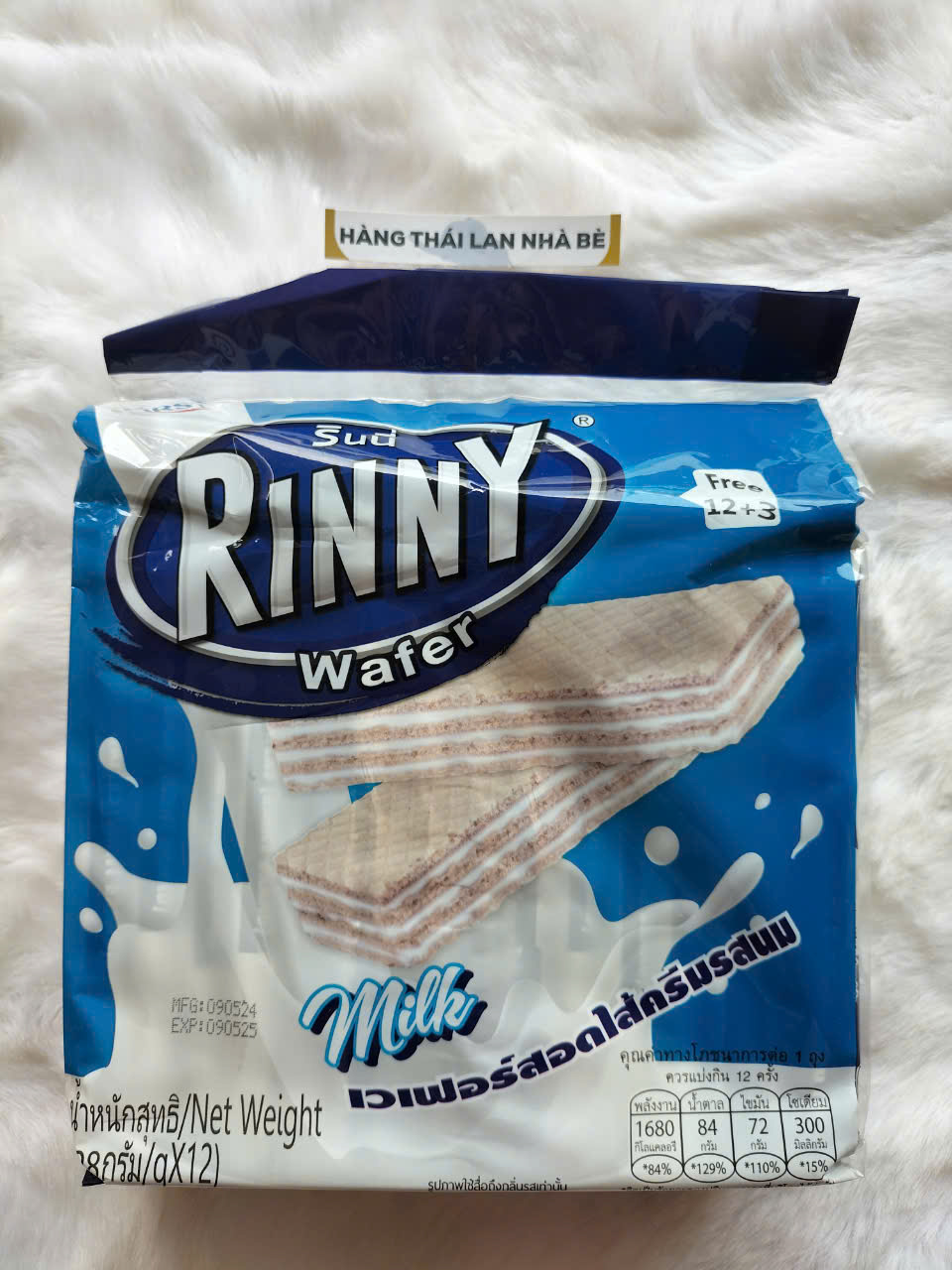[HCM]Bánh xốp Rinny Thái Lan vị Sữa tươi
